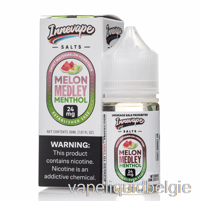 Vape België Meloenmix Mentholzouten - Innevape E-liquids - 30ml 24mg